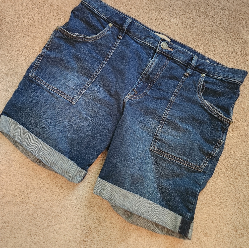 Loft denim shorts